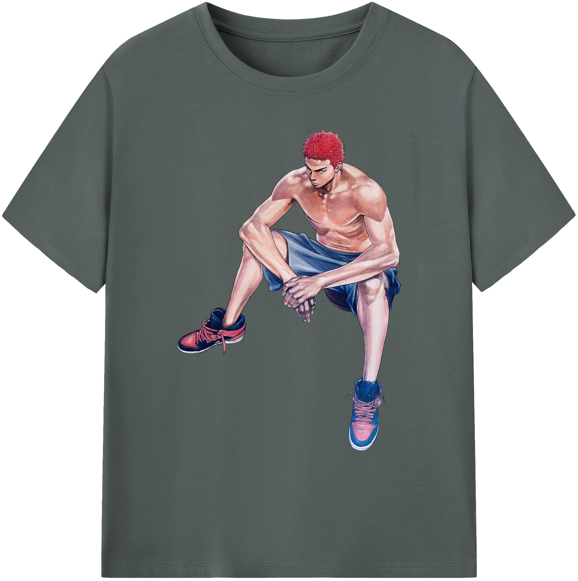 （画像用） SLAM DUNK／スラムダンク 綿100％ メンズ半袖Tシャツ｜肌触りやわらか＆通気性